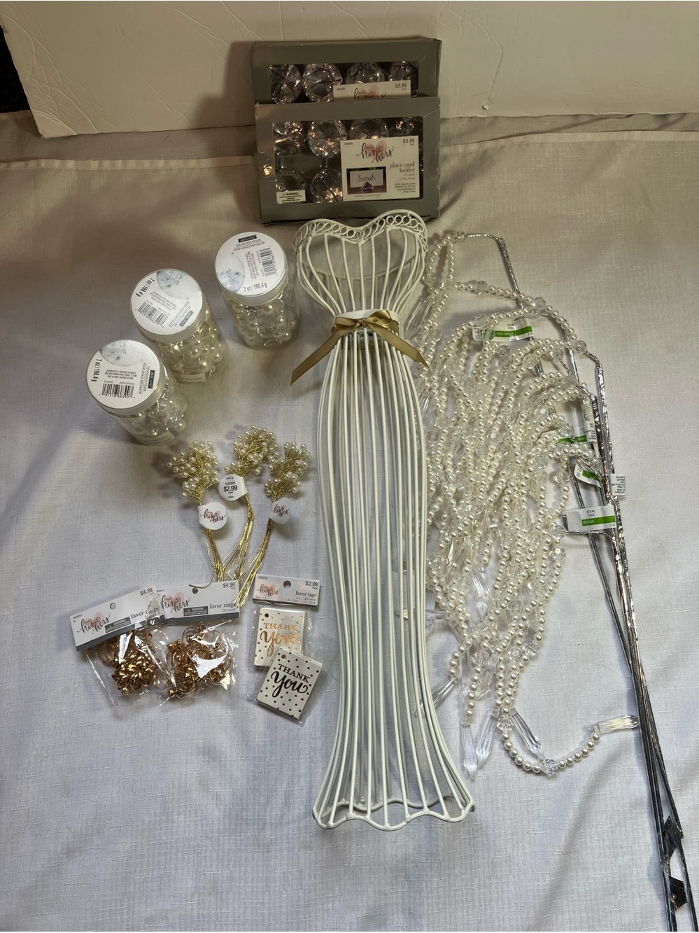 Bridal Shower/Wedding Decorations Lot-Most NWT - Picture 11 of 12